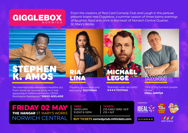 Giggle Box By Red Card Comedy Club - Stephen K Amos &amp; Friends 